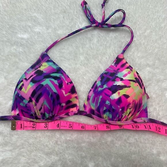 OP Ocean Pacific Push Up Bikini Top Sz M Swimsuit Summer Sexy - Picture 6 of 6